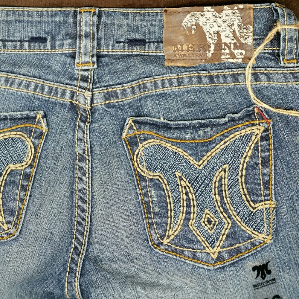 MEK✴DNM✴NWT Indigo 26 x 34 "Cypress" Boot cut jean